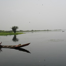 Fisherman at Volta river, Ghana (by courtesy of Arne Homann)